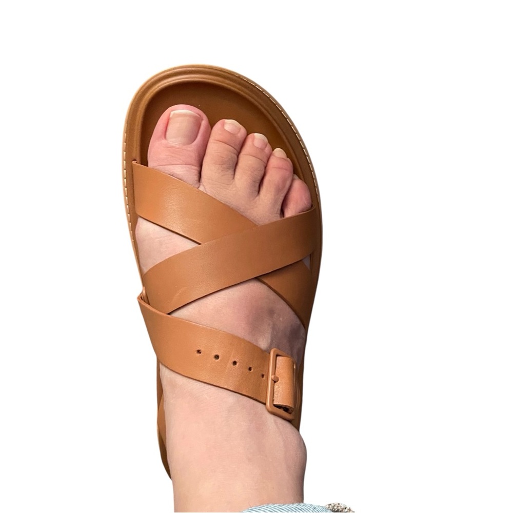 Chaco women’s Townes Leather Sandal size 8 NWOT Cashew - Picture 9 of 10